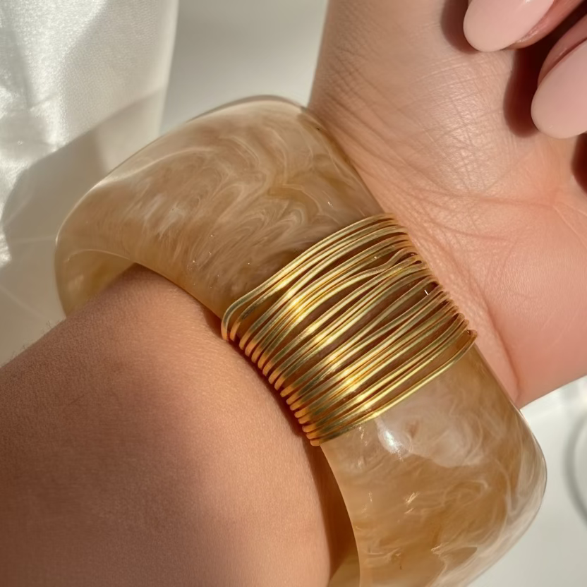 Caramel Cloud Wrist Cuff
