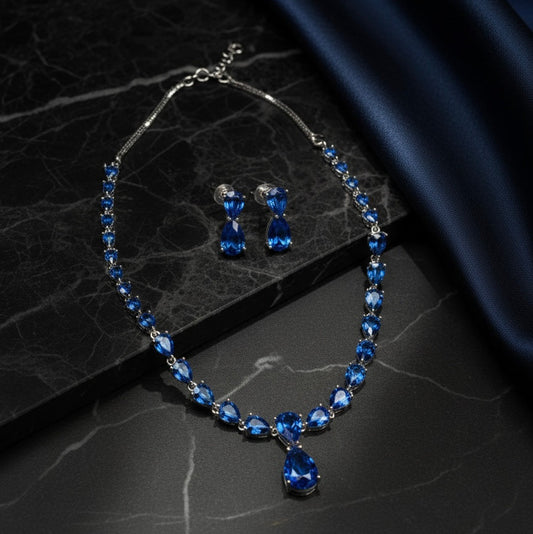 Sapphire Royale Necklace Set