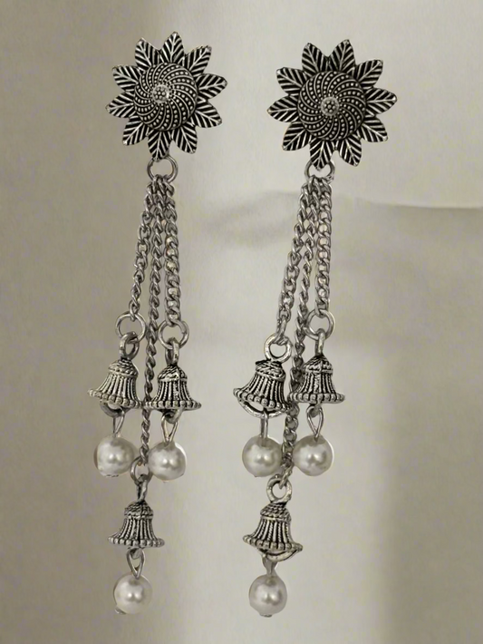 गुलाबरी  झुमके