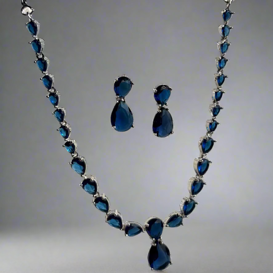 Sapphire Royale Necklace Set