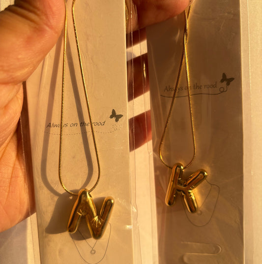 Initials Pendant Necklace