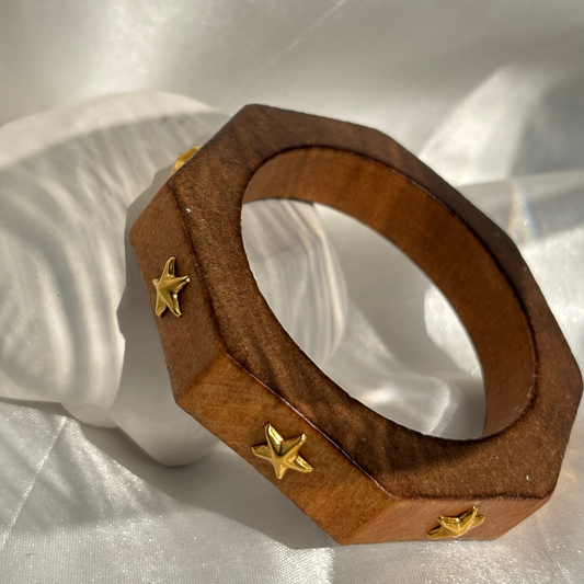 Solara Wood Cuff
