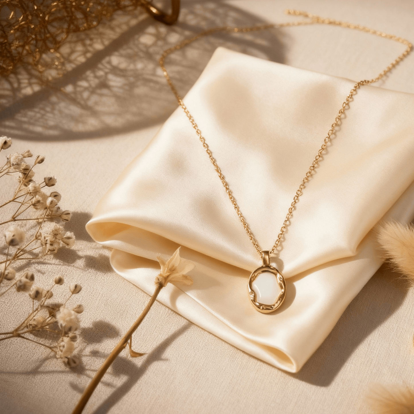 Rose Gold Aura Necklace